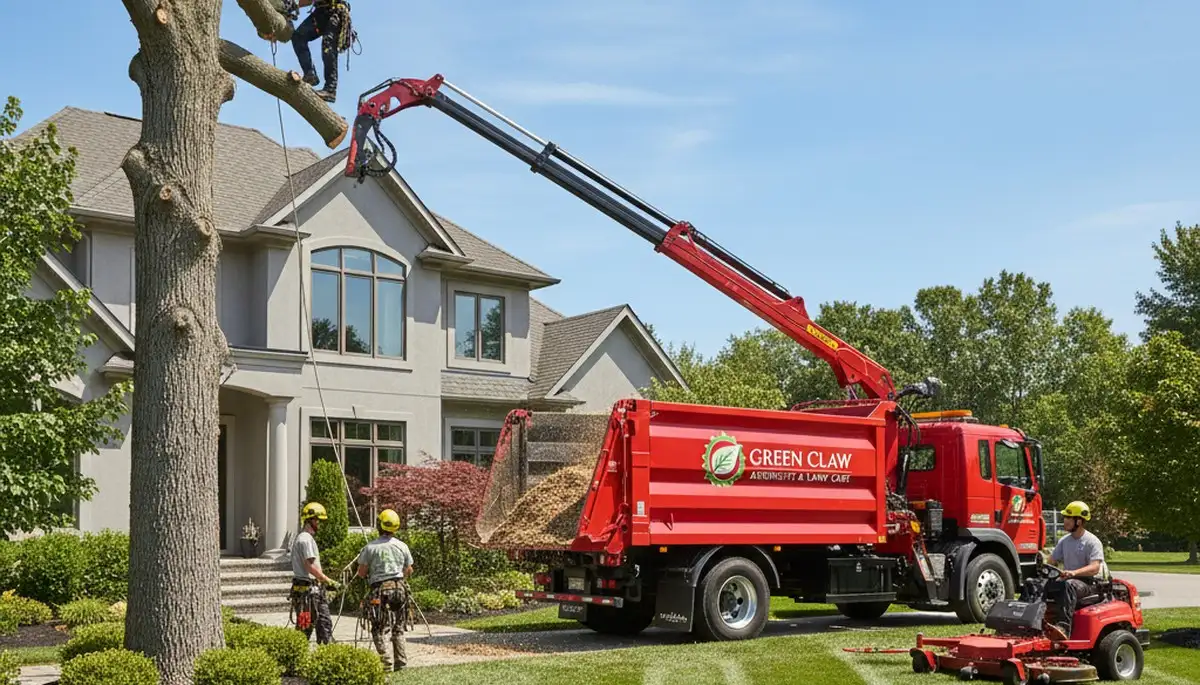 Professional lawn care and tree removal service in Naperville, IL by Chop Chop Tree experts