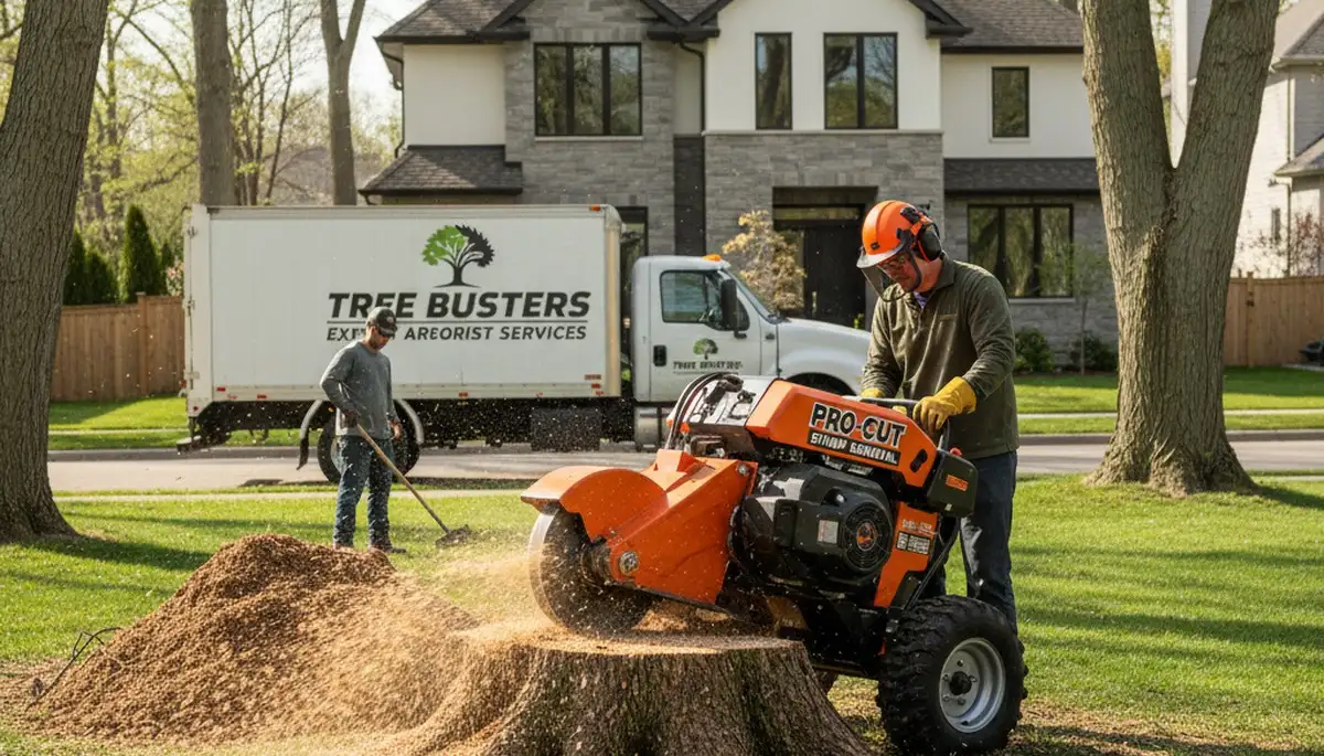 Professional stump removal service in Naperville, IL by Chop Chop Tree experts