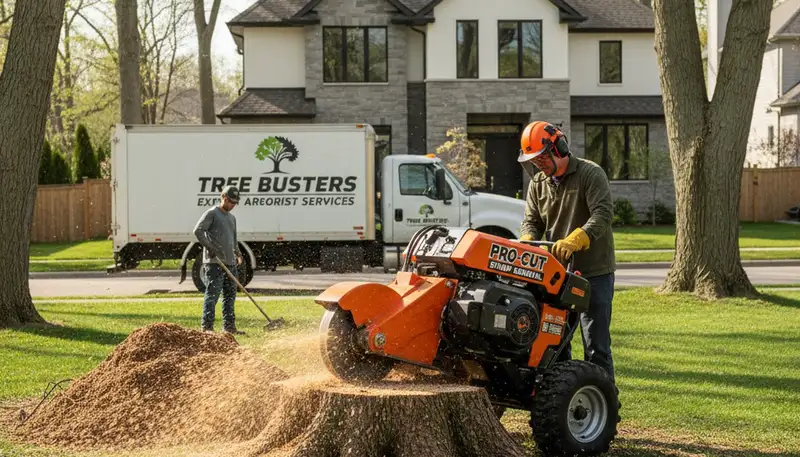 Professional stump removal service in Naperville, IL by Chop Chop Tree experts